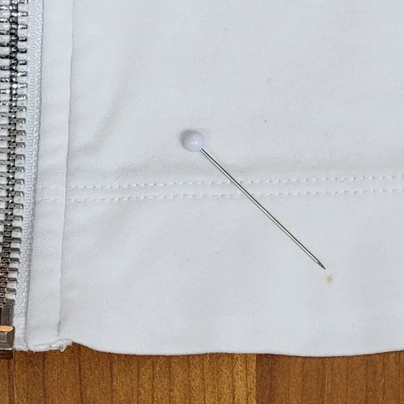 Tommy Bahama White Full Zip 100% Pima Cotton Jacket with Drawstrings - S - Picture 11 of 12